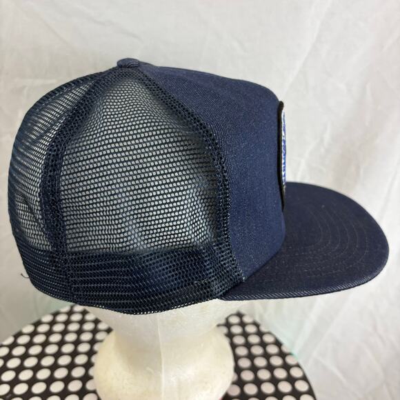 Farmers' Electric Cooperative Patch Logo Vintage Trucker Snapback Hat USA - Picture 4 of 6